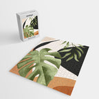 Abstract Art Tropical Leaves 23 Jigsaw Puzzle Gallery Image 2