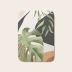 Abstract Art Tropical Leaves 23 Bath Mat Gallery Image 1