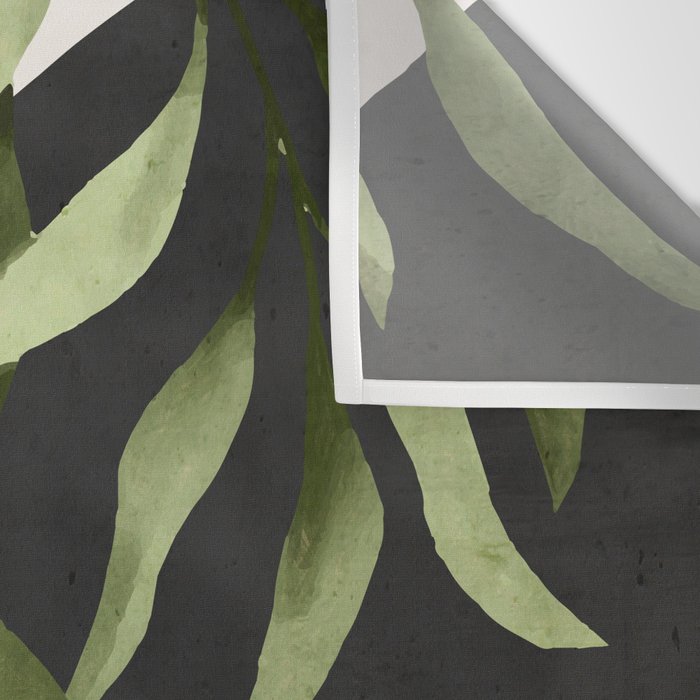 Abstract Art Tropical Leaves 23 Wall Tapestry Gallery Image 3