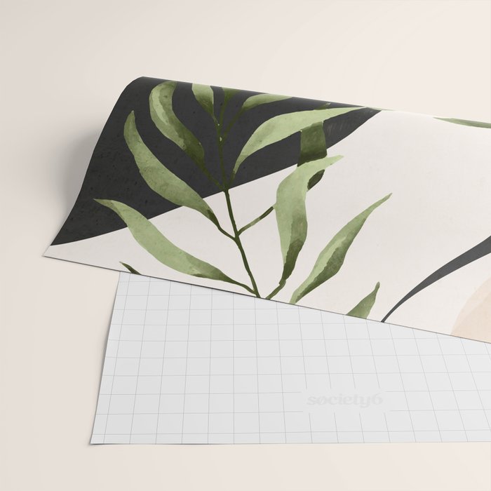 Abstract Art Tropical Leaves 23 Wrapping Paper Gallery Image 2