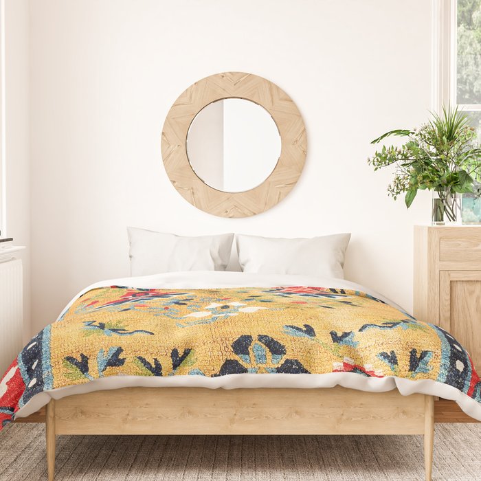 Shigatse Khaden South Tibetan Rug Print Duvet Cover Gallery Image 3