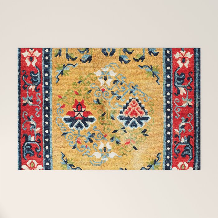 Shigatse Khaden South Tibetan Rug Print Welcome Mat Gallery Image 1