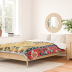 Shigatse Khaden South Tibetan Rug Print Duvet Cover Gallery Image 2