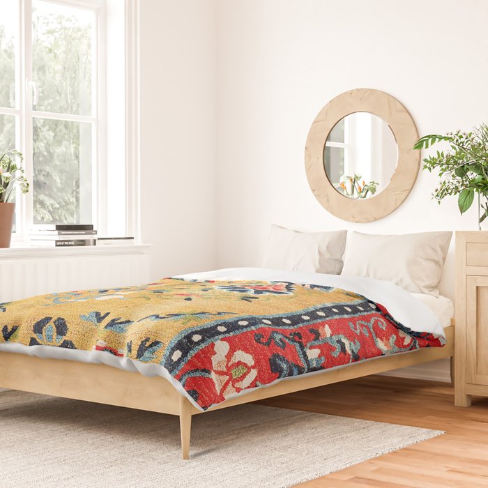 Shigatse Khaden South Tibetan Rug Print Duvet Cover Gallery Image 2