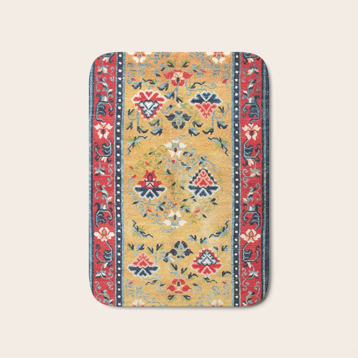 Shigatse Khaden South Tibetan Rug Print Bath Mat Gallery Image 1