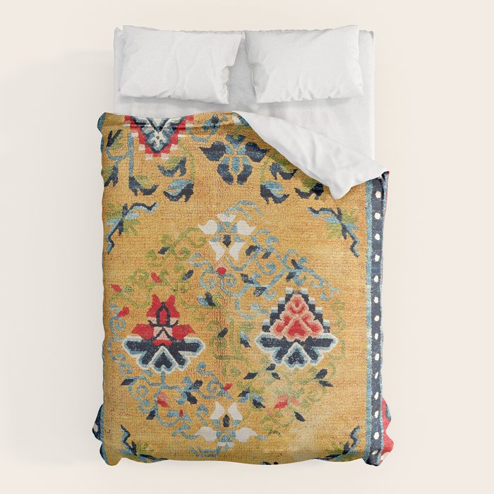 Shigatse Khaden South Tibetan Rug Print Duvet Cover Gallery Image 6