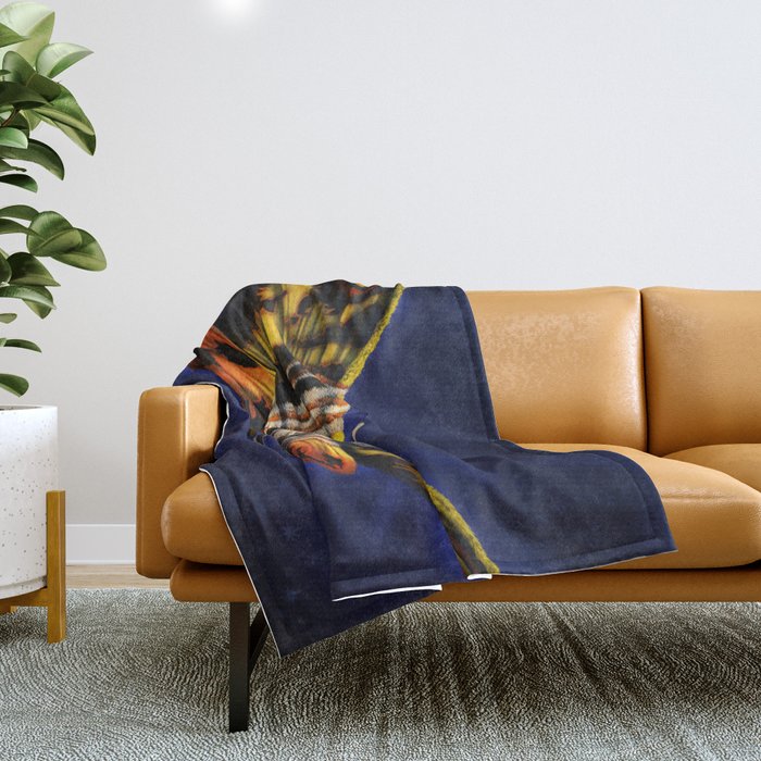Mothra Queen of Monsters Throw Blanket Gallery Image 1