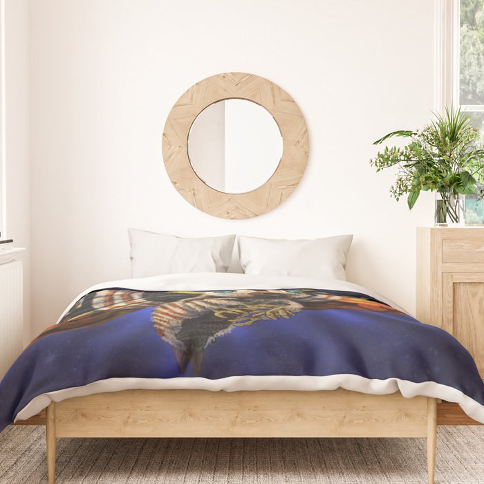 Mothra Queen of Monsters Duvet Cover Gallery Image 3