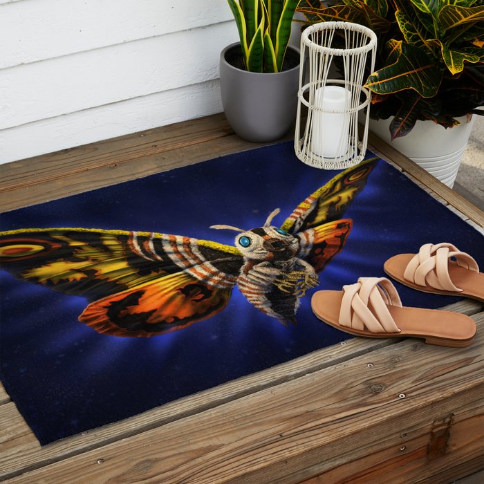 Mothra Queen of Monsters Outdoor Rug Gallery Image 2