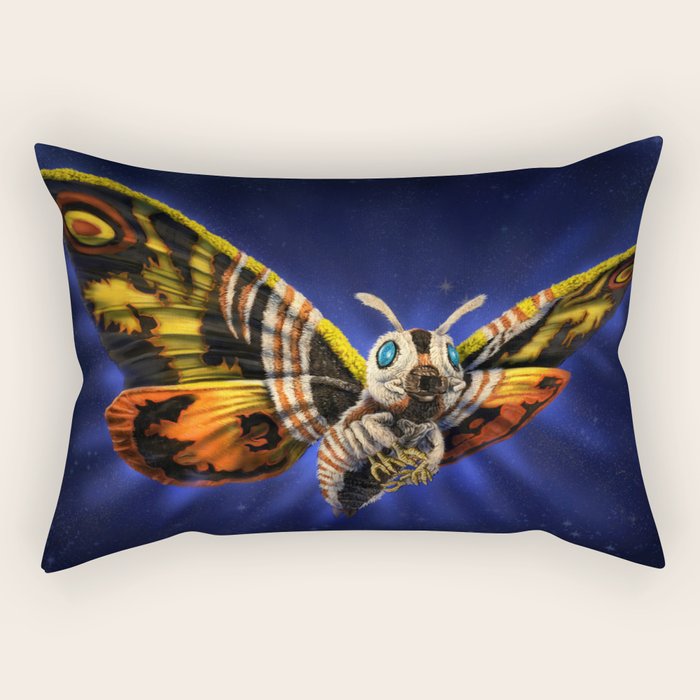 Mothra Queen of Monsters Rectangular Pillow Gallery Image 2