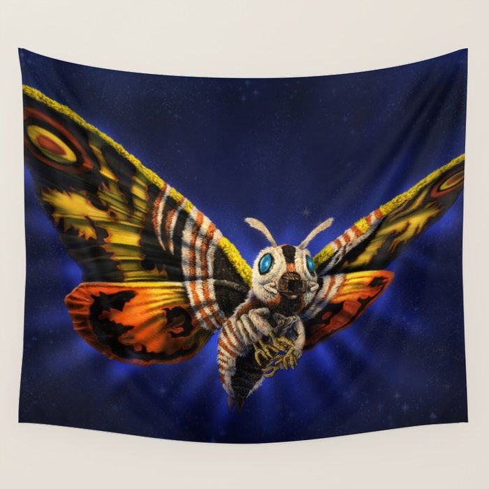 Mothra Queen of Monsters Wall Tapestry Gallery Image 1