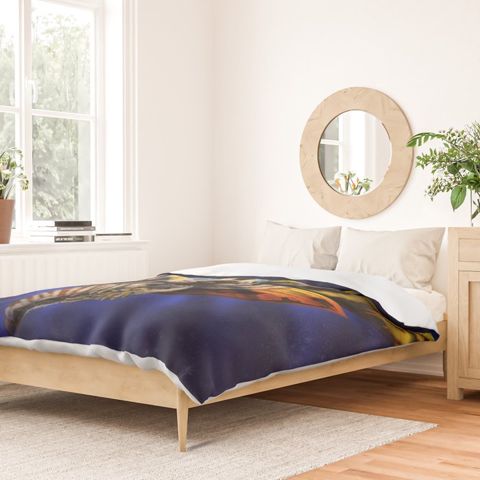 Mothra Queen of Monsters Duvet Cover Gallery Image 2