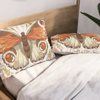 William Morris Inspired Butterfly Pillow Sham Gallery Image 2