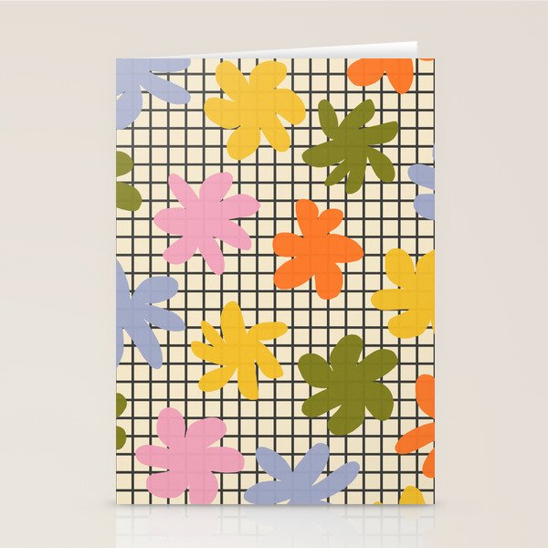 Playful Flowers #1 Stationery Card Gallery Image 1