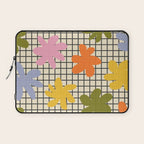 Playful Flowers #1 Laptop Sleeve Gallery Image 1