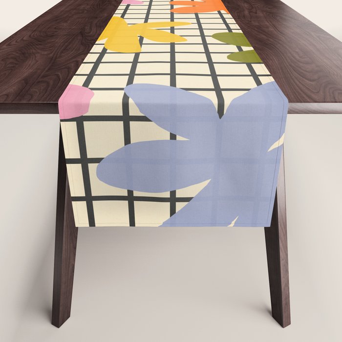 Playful Flowers #1 Table Runner Gallery Image 1