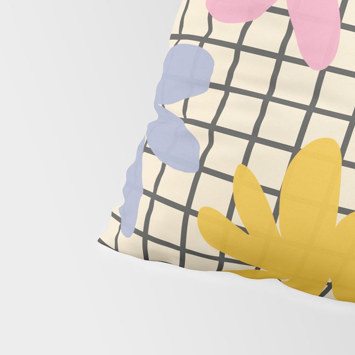 Playful Flowers #1 Pillow Sham Gallery Image 4