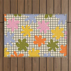 Playful Flowers #1 Outdoor Rug Gallery Image 1