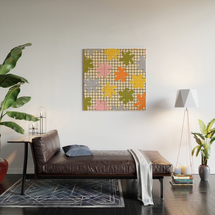 Playful Flowers #1 Wood Wall Art Gallery Image 2