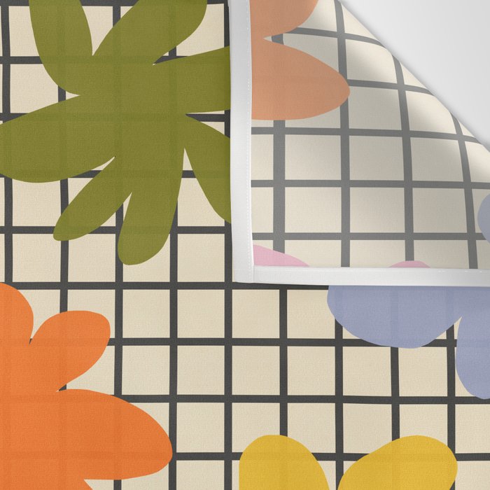 Playful Flowers #1 Wall Tapestry Gallery Image 3