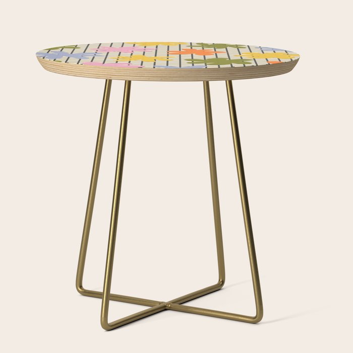Playful Flowers #1 Side Table Gallery Image 1