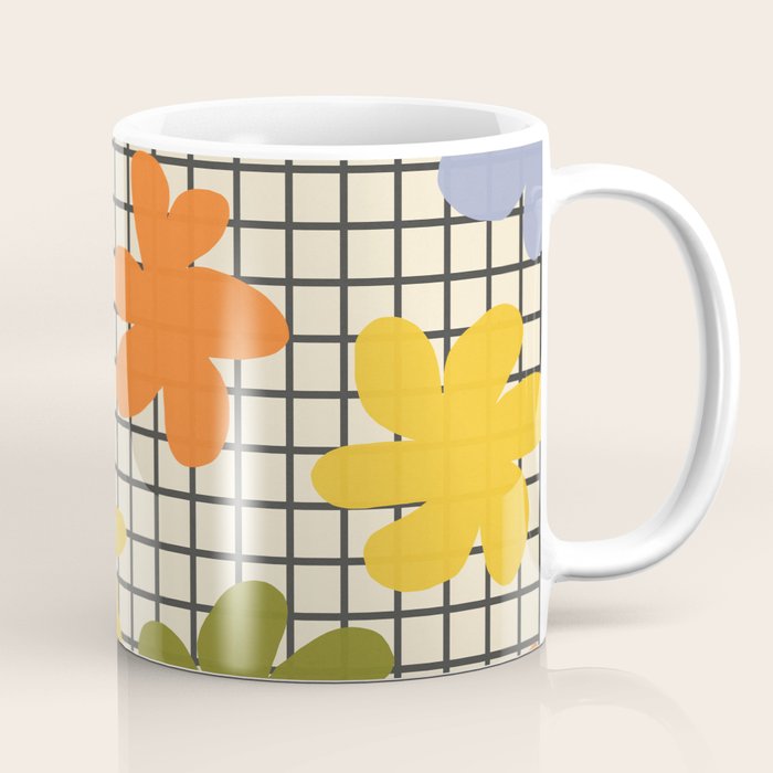 Playful Flowers #1 Coffee Mug Gallery Image 1