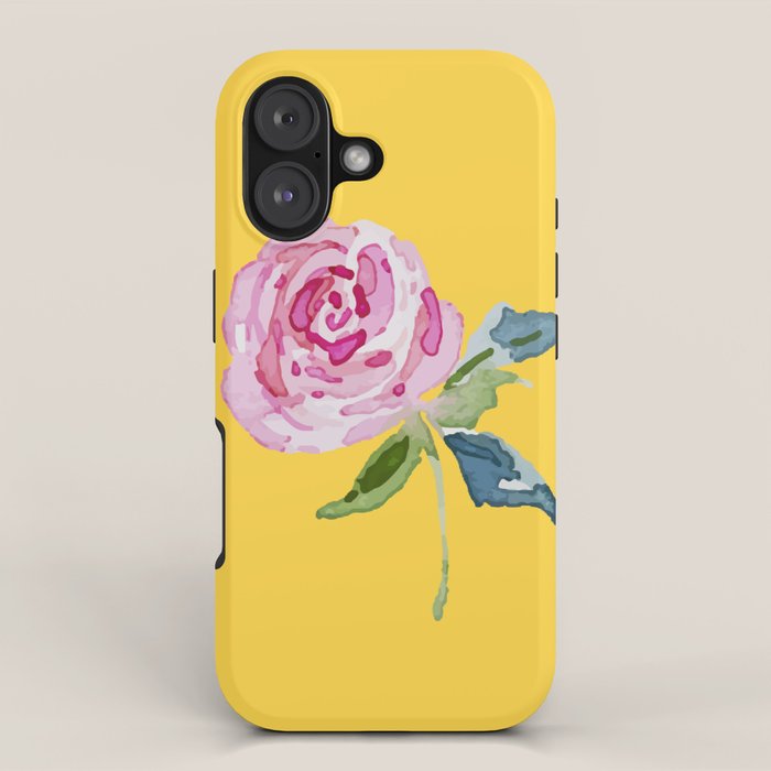 Watercolor Rose iPhone Case Gallery Image 1