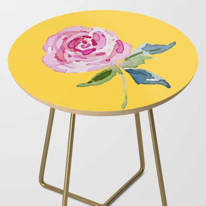 Watercolor Rose Side Table Gallery Image 2