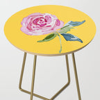 Watercolor Rose Side Table Gallery Image 2
