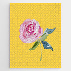 Watercolor Rose Jigsaw Puzzle Gallery Image 1