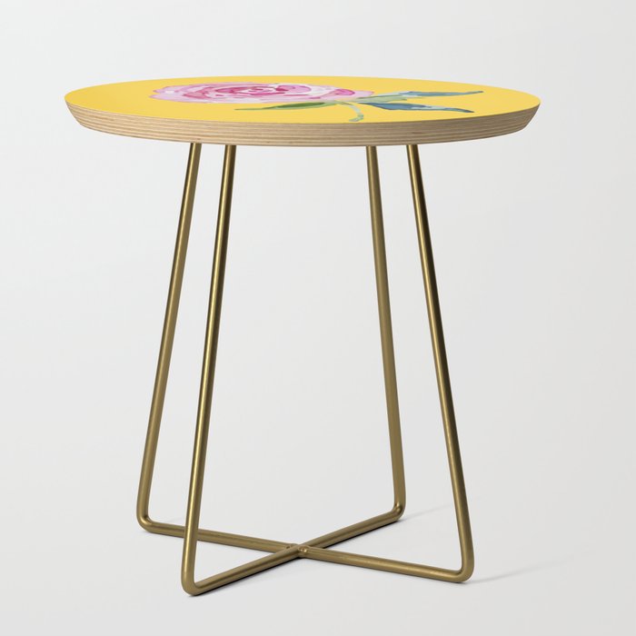 Watercolor Rose Side Table Gallery Image 1