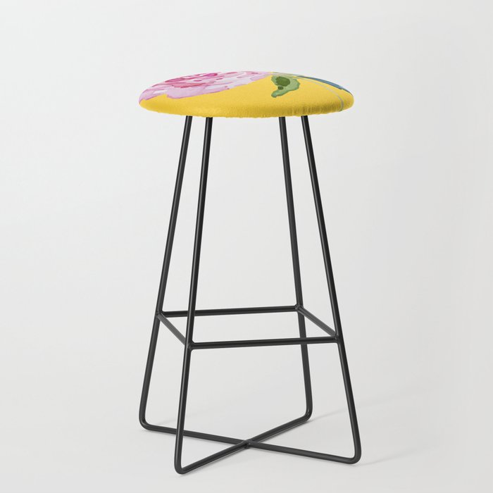 Watercolor Rose Stool Gallery Image 1