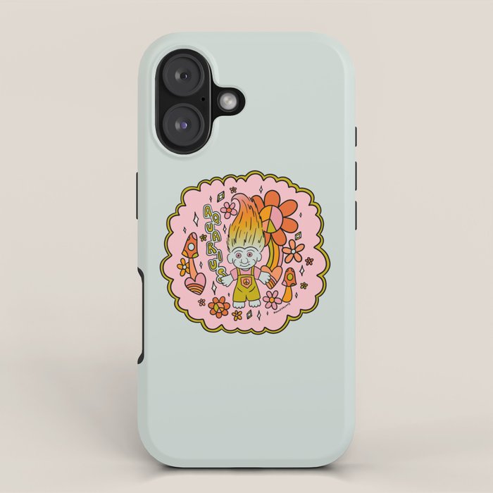 Aquarius Troll iPhone Case Gallery Image 1