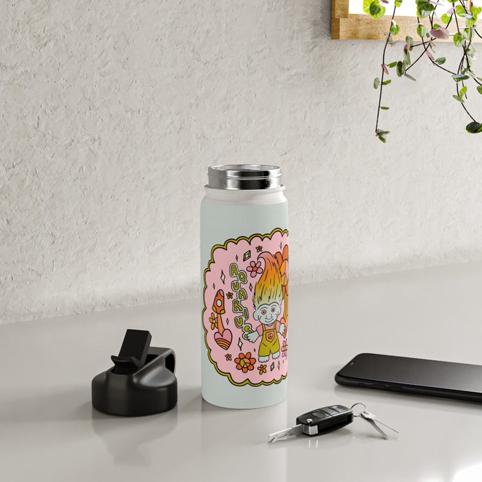 Aquarius Troll Water Bottle Gallery Image 4
