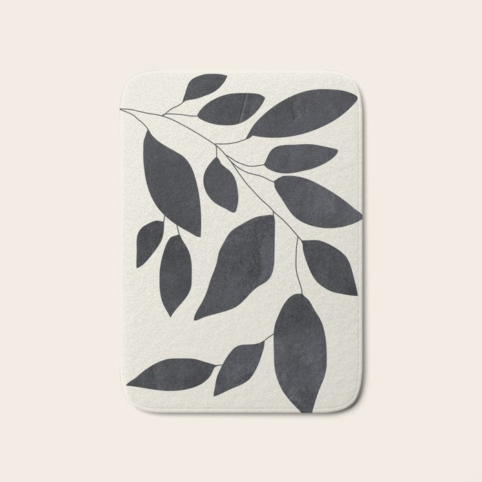 Abstract Art /Minimal Plant 139 Bath Mat Gallery Image 1