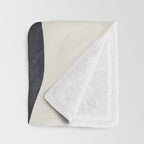 Abstract Art /Minimal Plant 139 Throw Blanket Gallery Image 3