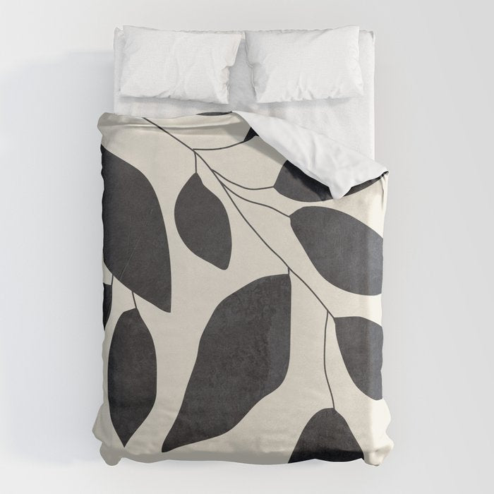 Abstract Art /Minimal Plant 139 Duvet Cover Gallery Image 1