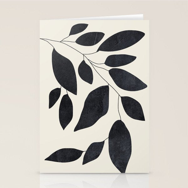 Abstract Art /Minimal Plant 139 Stationery Card Gallery Image 2