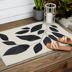 Abstract Art /Minimal Plant 139 Outdoor Rug Gallery Image 2