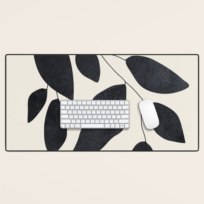Abstract Art /Minimal Plant 139 Desk Mat Gallery Image 1