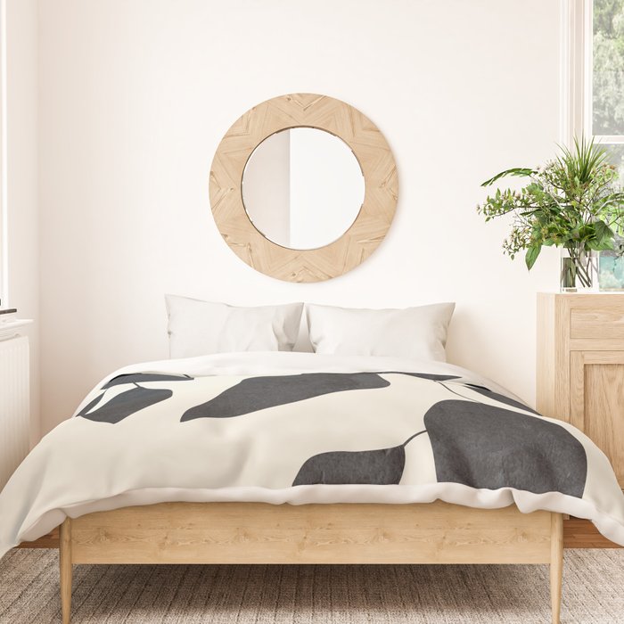 Abstract Art /Minimal Plant 139 Duvet Cover Gallery Image 3