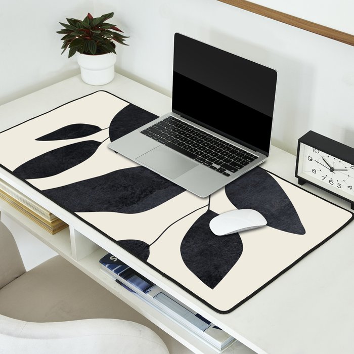 Abstract Art /Minimal Plant 139 Desk Mat Gallery Image 2