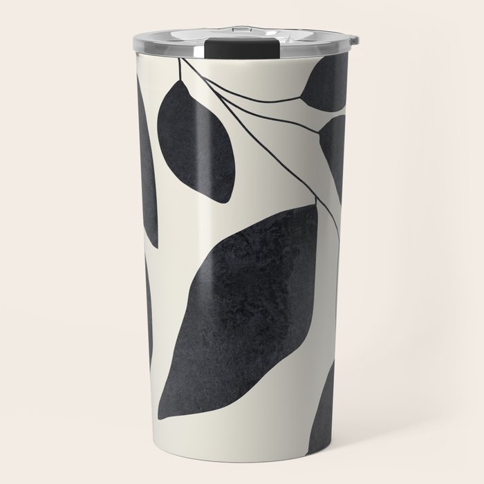 Abstract Art /Minimal Plant 139 Travel Mug Gallery Image 1