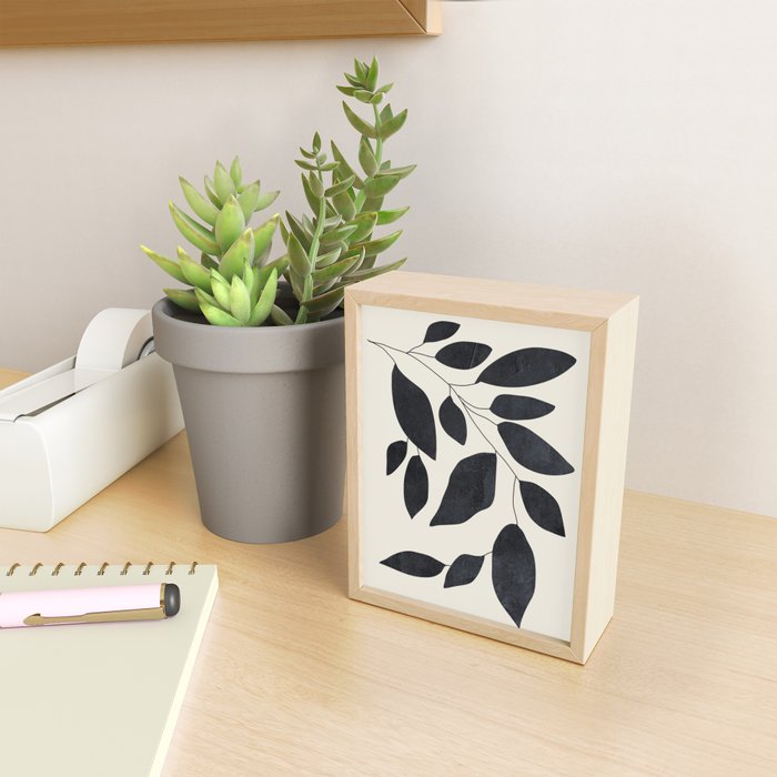 Abstract Art /Minimal Plant 139 Mini Art Print Gallery Image 2