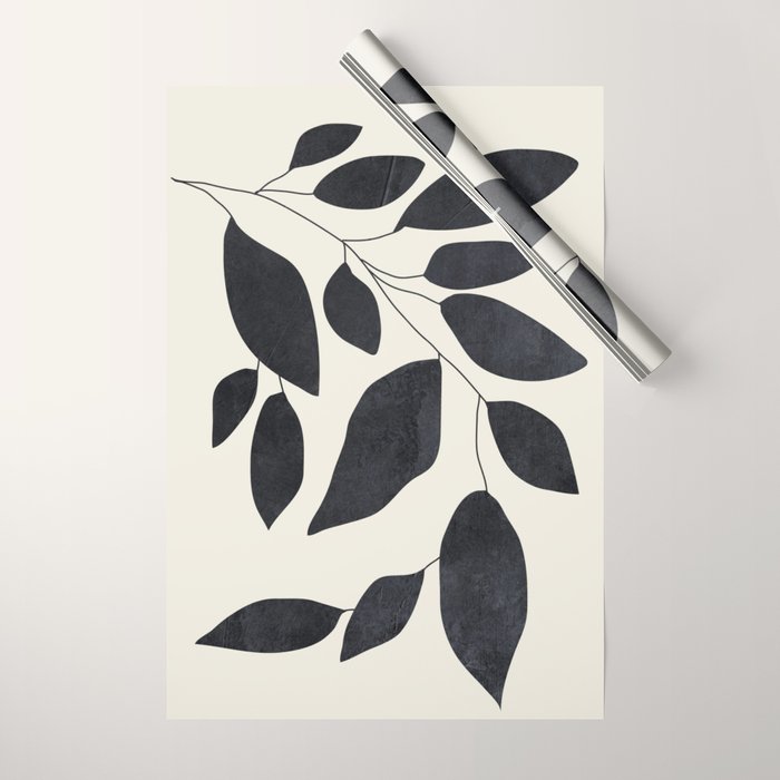 Abstract Art /Minimal Plant 139 Wrapping Paper Gallery Image 1