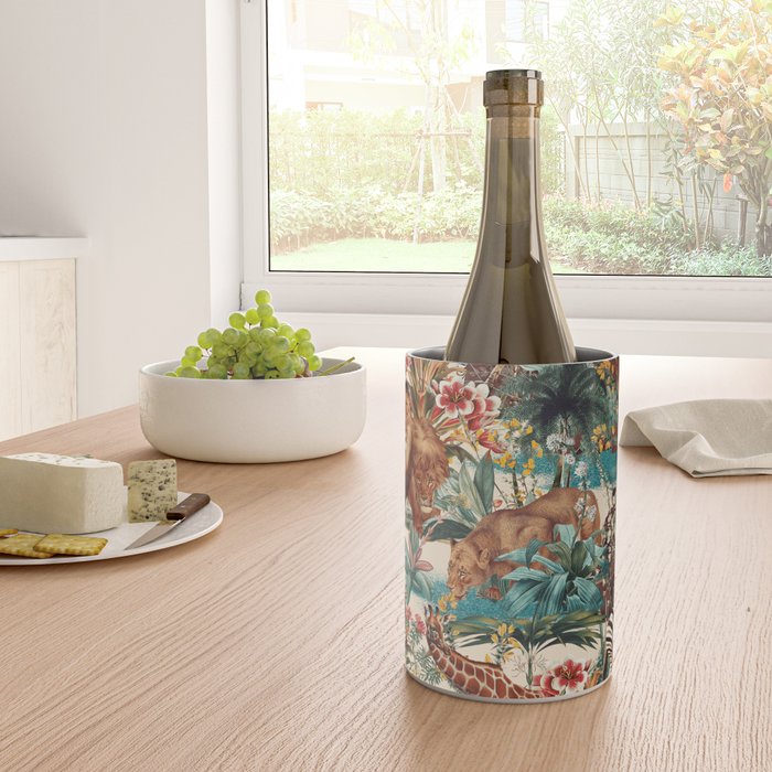 Floral and Animals Pattern IV Wine Chiller Gallery Image 4