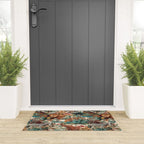 Floral and Animals Pattern IV Welcome Mat Gallery Image 3