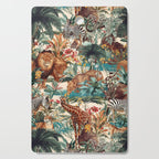 Floral and Animals Pattern IV Cutting Board Gallery Image 1