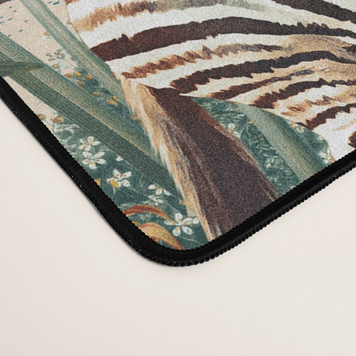 Floral and Animals Pattern IV Desk Mat Gallery Image 4