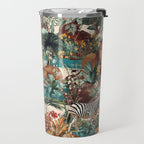 Floral and Animals Pattern IV Travel Mug Gallery Image 2